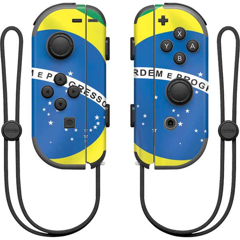 Brazil Flag Nintendo Skins